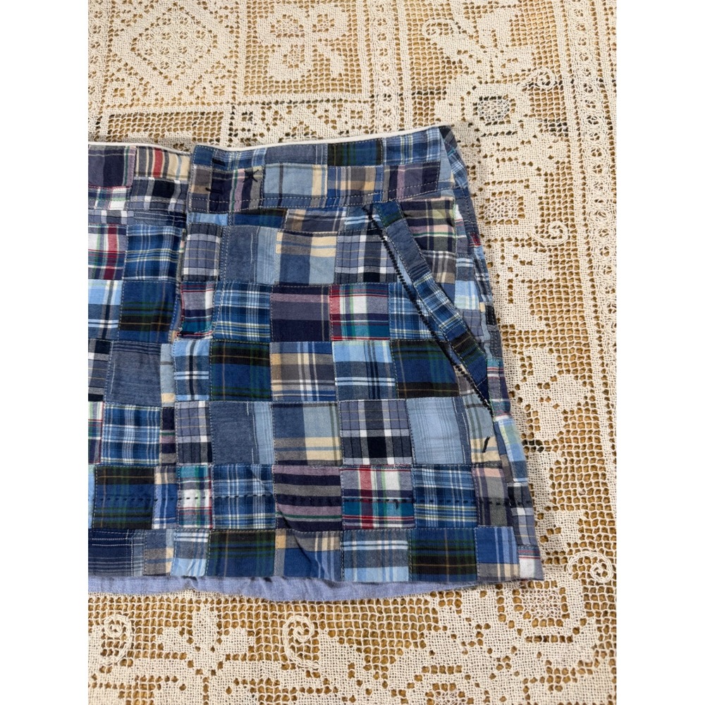 American Eagle Vintage Blue Y2K
Patchwork Plaid Mini Low Rise Skirt Size 2 - Picture 2 of 11